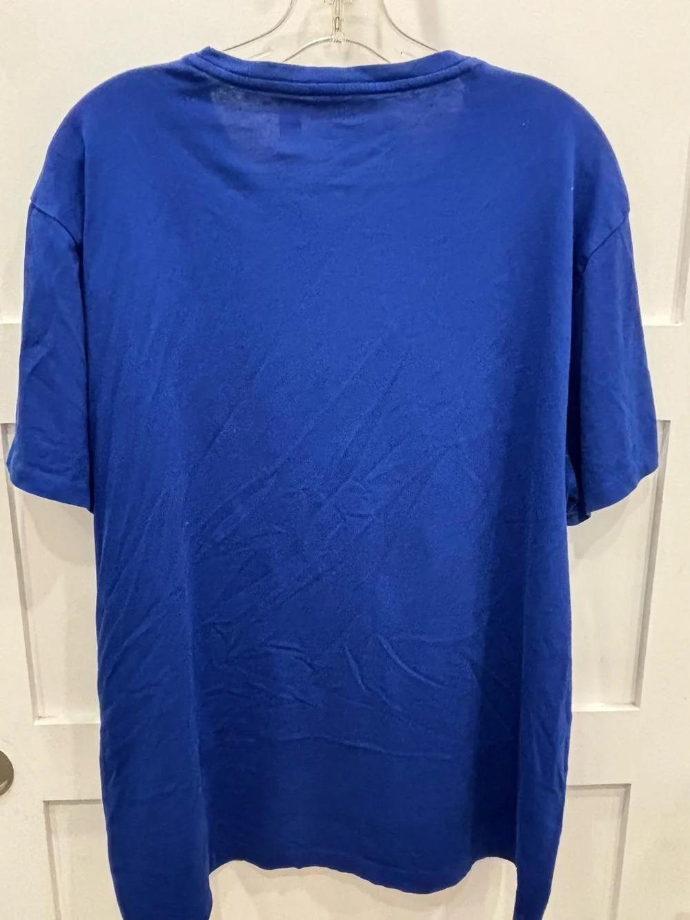 Polo by Ralph Lauren Royal Blue Crewneck Tee with Large White Pony and 3